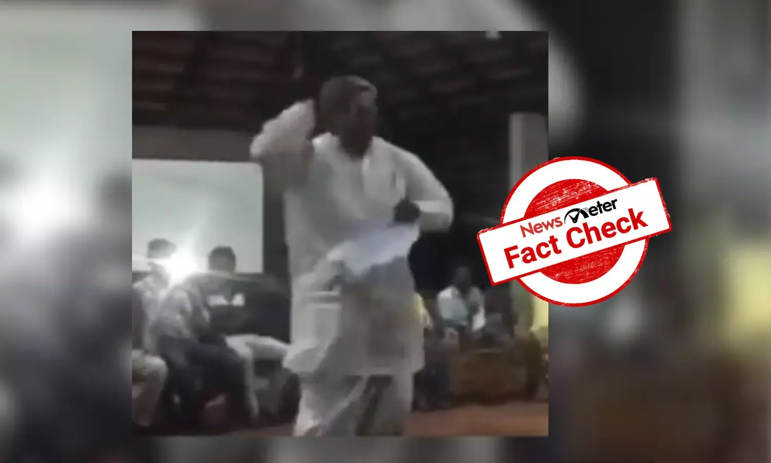 This video does not show Karnataka CM Siddaramaiah dancing