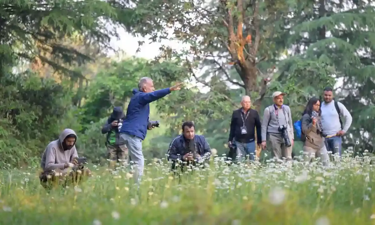 Wildlife photographers attend workshop at Abbott Mount in Uttarakhand.