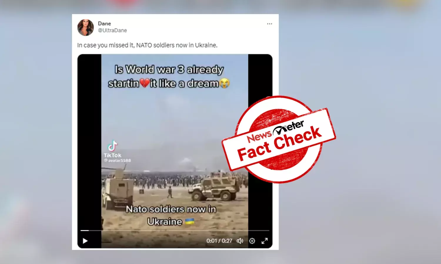 This video does not show NATO joining Ukraine in war against Russia