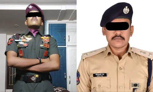 Fake IPS/Army officer involved in several money extortion cases arrested in Hyderabad.