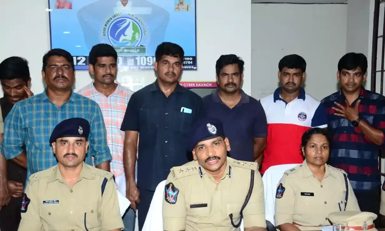 Andhra pradesh police posed as agents to bust loan app scam gang from Malaysia.