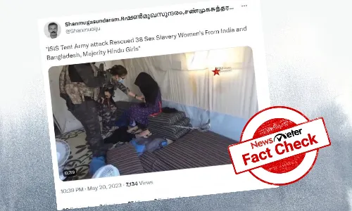 Viral video does not show Indian Hindu women being rescued from ISIS camp