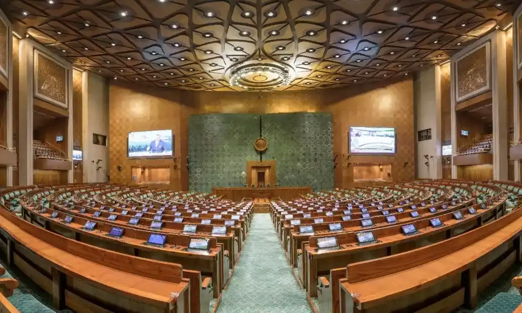 Watch: Here is a look at the new Parliament building.