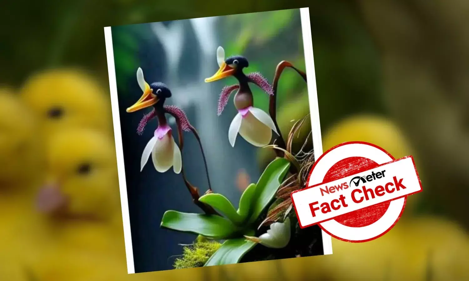 Is this the real image of Duck Orchids?