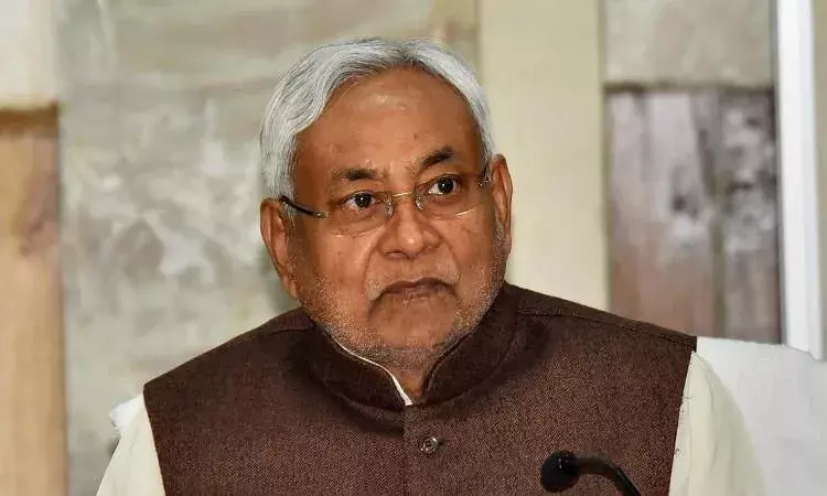 Be on guard, CM Nitish Kumar urges people against BJP .