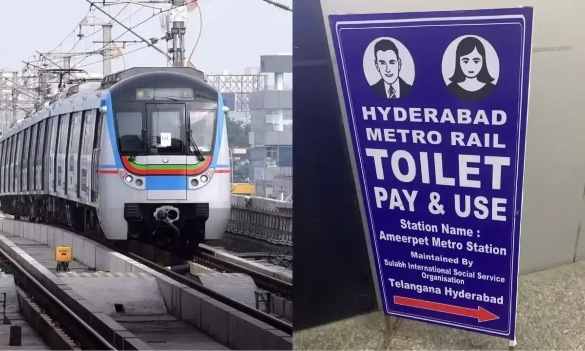 Pay to pee: HMRL to charge people for using toilets at 29 metro stations