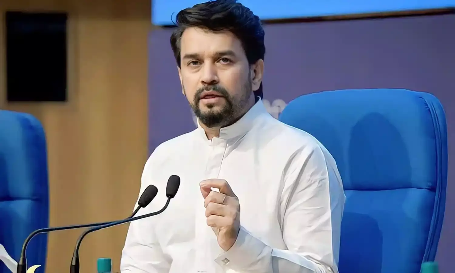Chargesheet against WFI chief by June 15: Anurag Thakur