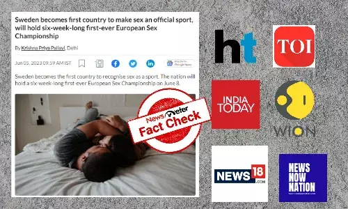 Fact Check: Viral claim about Sweden recognising sex as a sport is false Fact Check: Viral claim about Sweden recognising sex as a sport is false