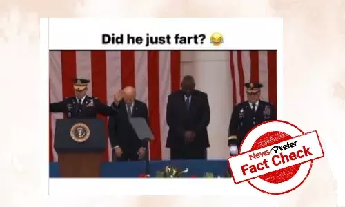 Cheeky video of US President Joe Biden is edited