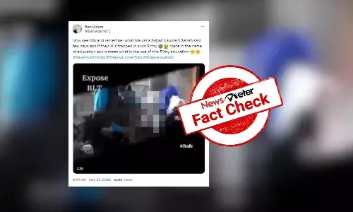 Fact Check: Video of man inappropriately touching burqa-clad girl is from Bangladesh, not India