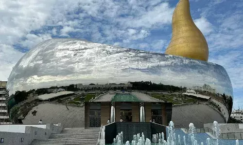 Telangana Martyrs Memorial almost complete, prepares for June 22 inauguration