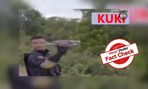Fact Check: Myanmar footage passed off as ‘Kuki Terrorist’ using drones in Manipur