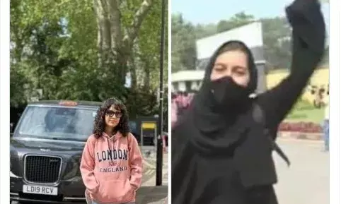 Fact Check: Photo of RJ Sayema falsely shared as Karnataka’s pro-Hijab girl Muskan Khan