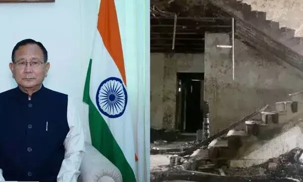 Manipur: Union minister Ranjan Singhs house vandalised by mob
