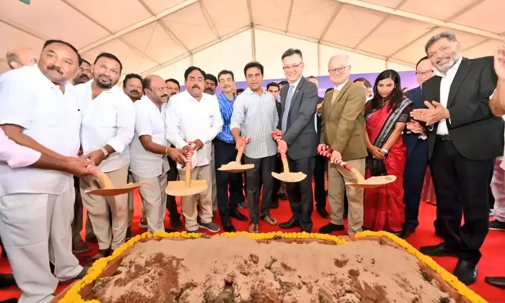 KTR lays foundation for 11 Youngone factories, prioritises jobs for locals