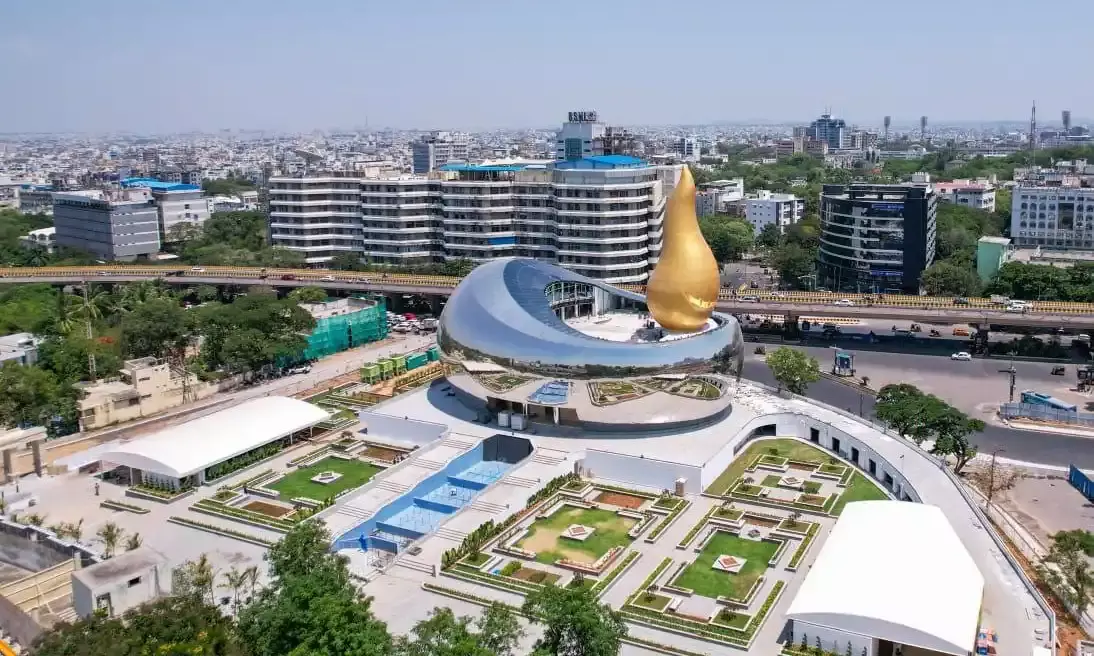 Here are details about the 45-meter-tall Telangana Martyrs Memorial.