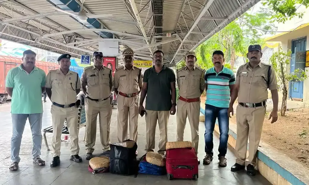 Secunderabad Railway Protection Force narcotics seizures up by 182.5%.