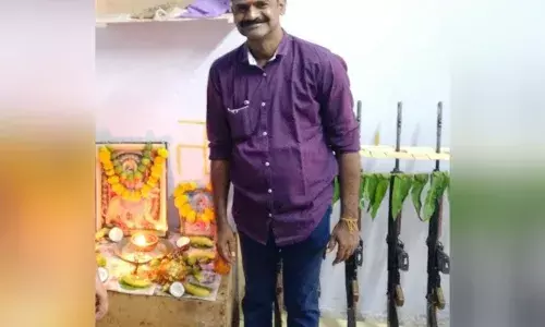 Security guard dies in gun misfire at Khairatabad Mint Compound