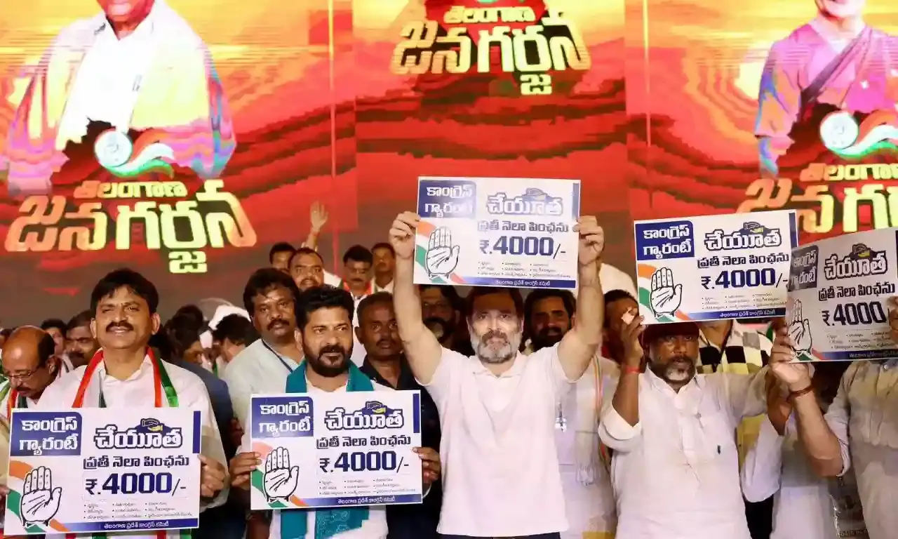 Rahul Gandhi rules out alliance with BRS; says will repeat Karnataka in Telangana.