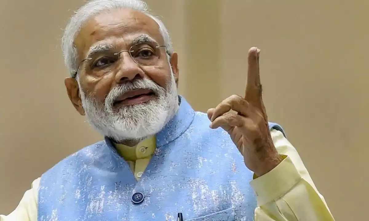 Vote against most corrupt BRS: Modi.