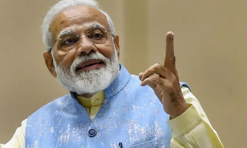 Vote against most corrupt BRS: Modi.