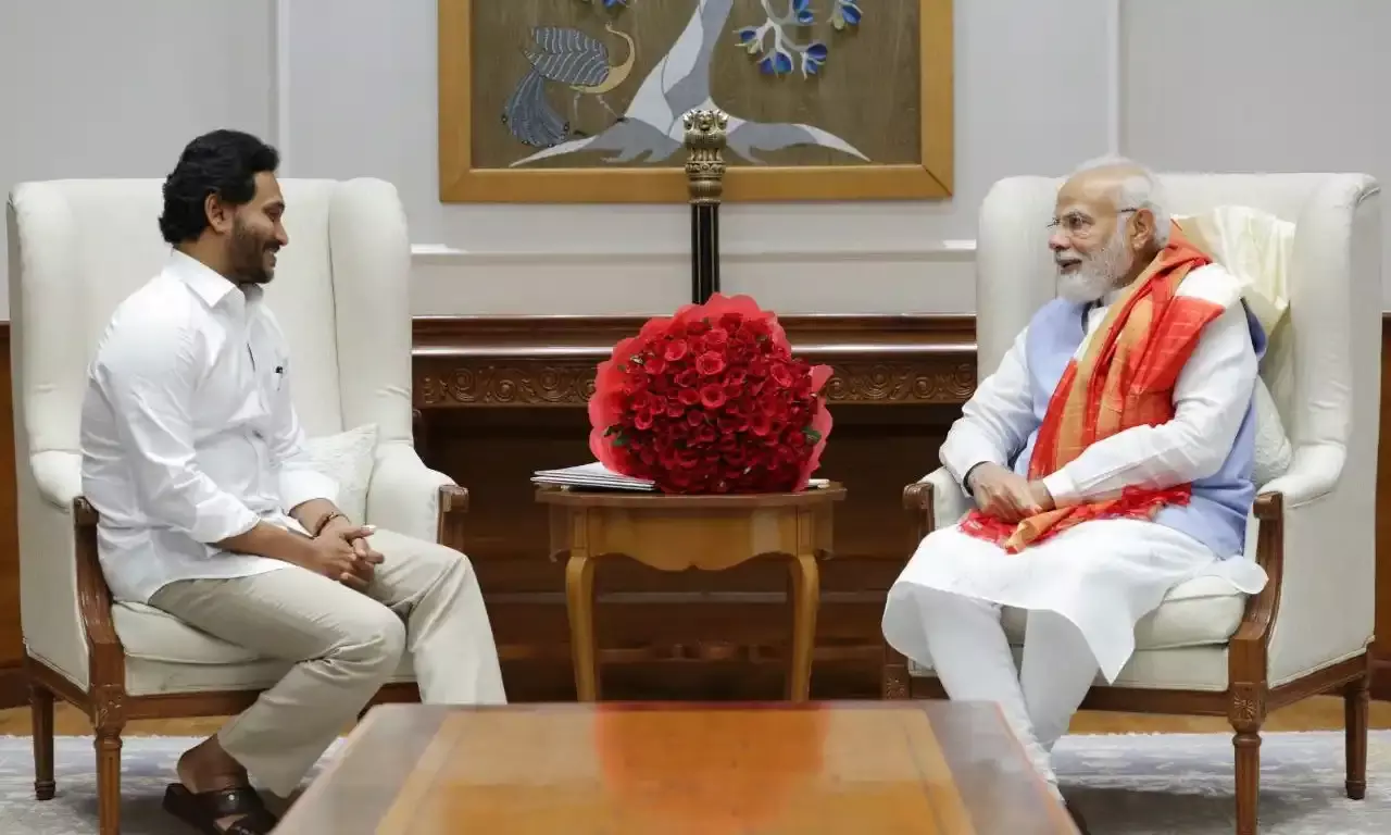Jagan meets PM Modi; seeks steel plant,  grants for Polavaram project.