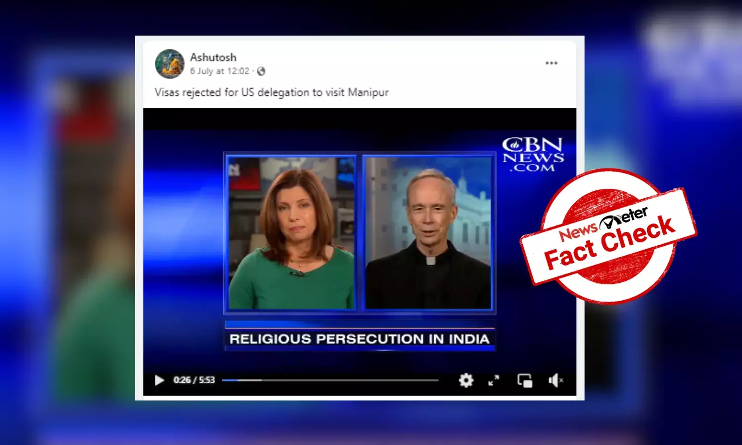 Fact Check: 2016 video of US delegates on Indian visa denial shared in wrong light