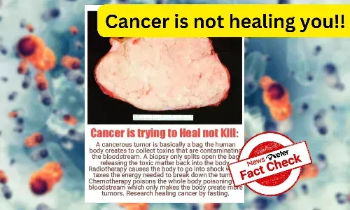 No, cancer is NOT healing you in any way