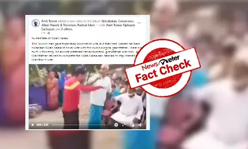 Fact Check: Scripted video of grandfather marrying grandsonās wife goes viral