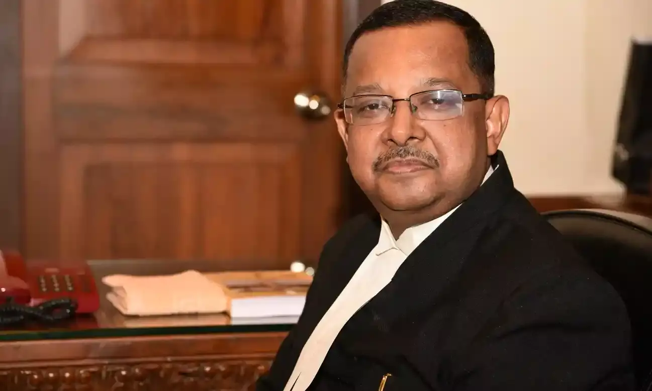 Telangana High Court Chief Justice Ujjal Bhuyan felicitated for his rise as Supreme Court Judge.