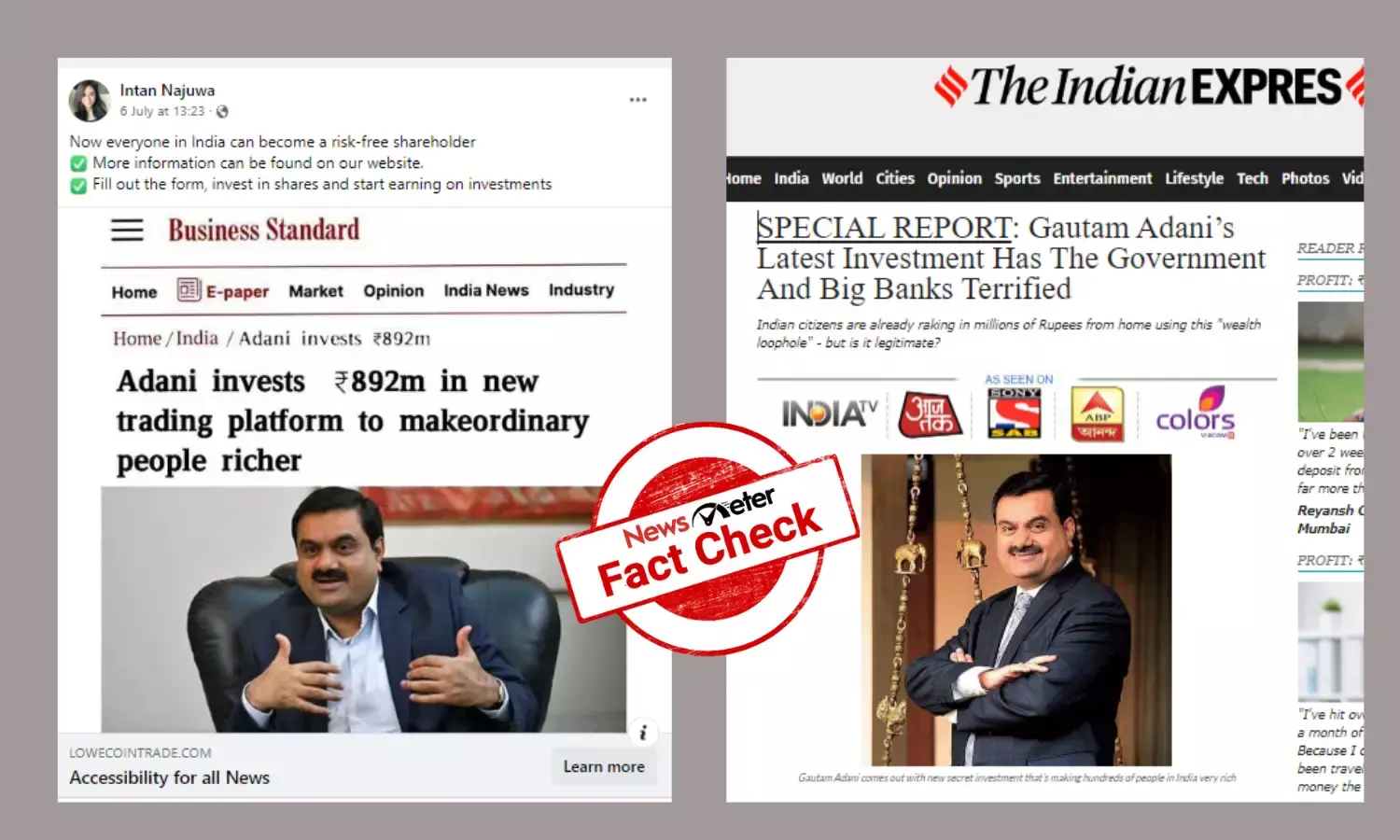 No shortcuts to becoming rich: Viral reports about Adani promoting Cryptocurrency are fake