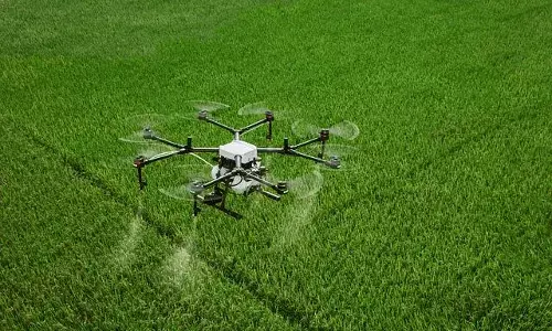 How drones are transforming agriculture in Andhra Pradesh.