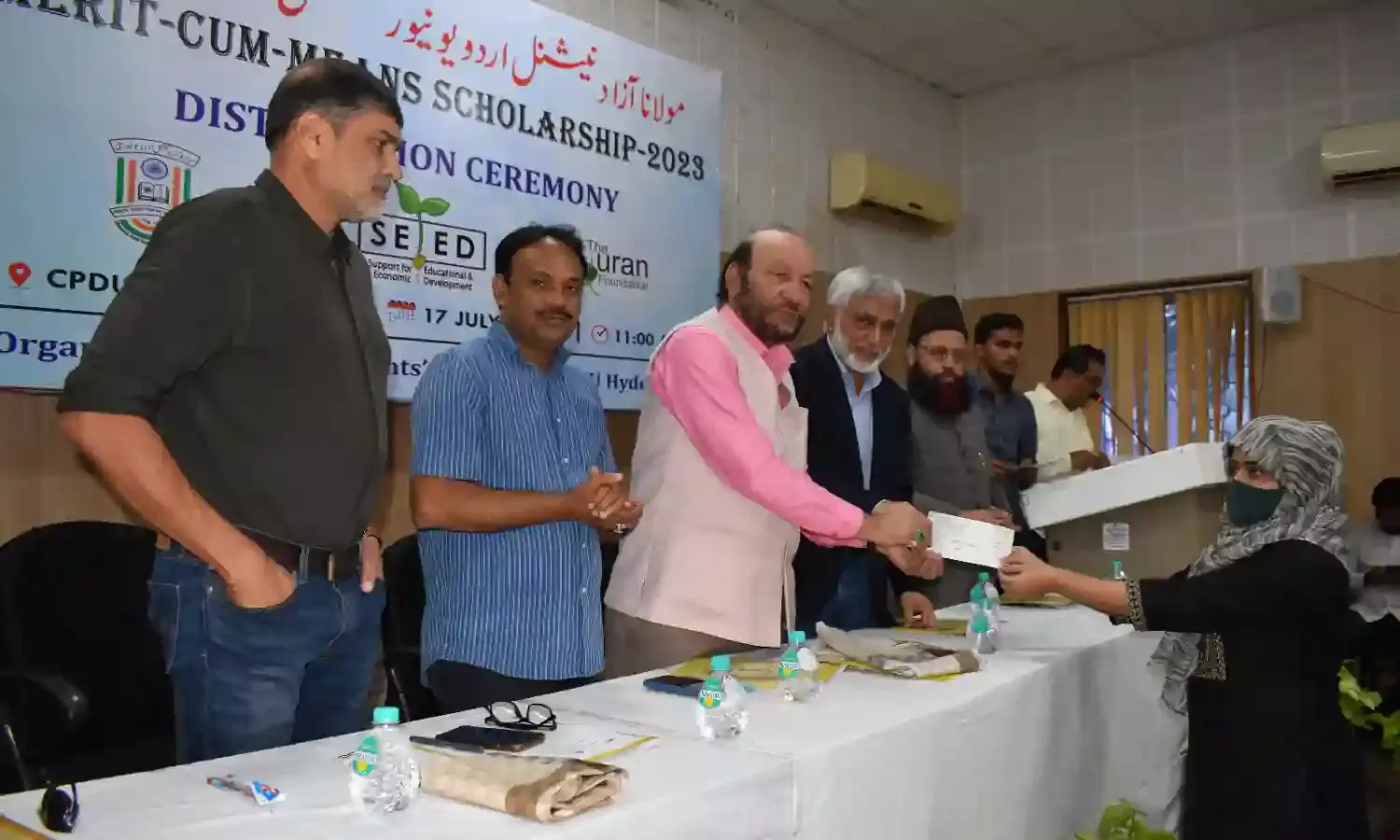 SEED grants scholarships to 586 MANUU students; each to get Rs 10k-20k.