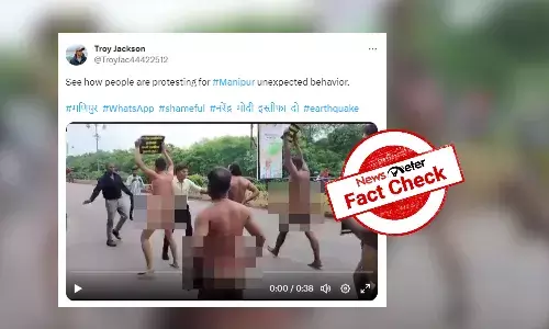 Fact Check: Video of nude protest in Chhattisgarh falsely linked to Manipur violence