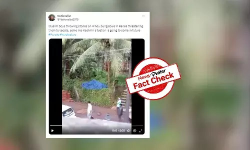 Fact Check: 2016 video of stone pelting in Kerala shared with communal twist