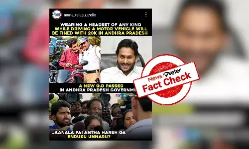 Fact Check: No new Rs 20,000 penalty in AP for driving with earphones, old rules continue