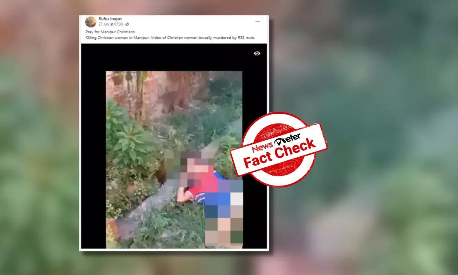 Fact Check: Shocking video of woman’s murder is from Brazil, not Manipur