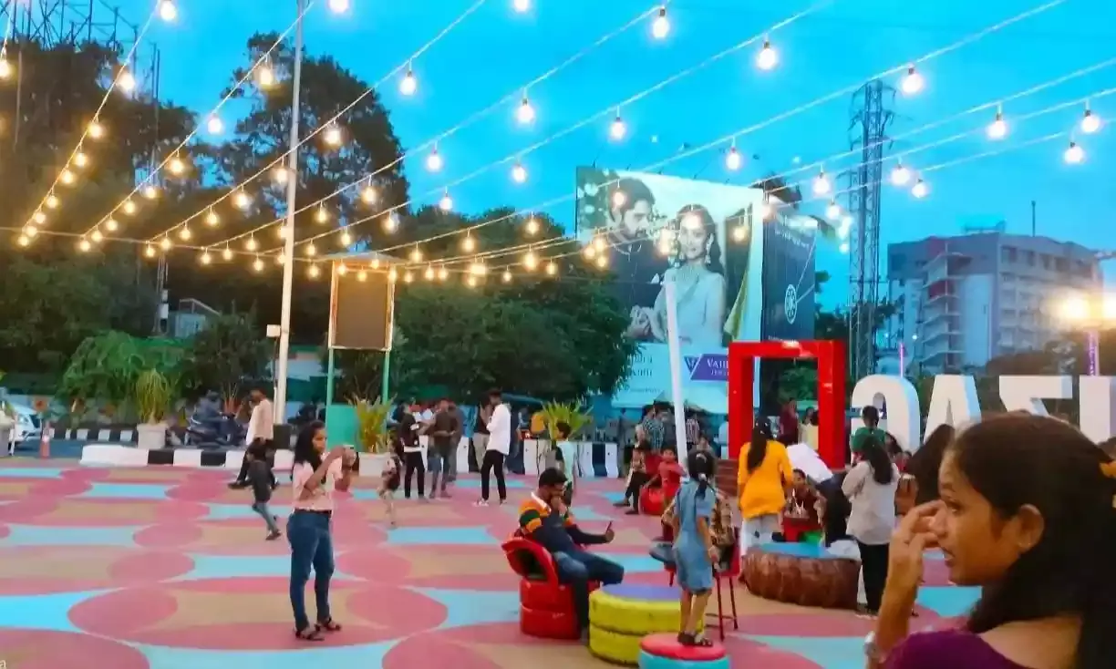 Vizag Square: A public space in Siripuram for fun activities, small businesses
