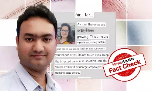 No eye drop can stop conjunctivitis: Viral WhatsApp message debunked Ft. Dr Loknath Mohanty
