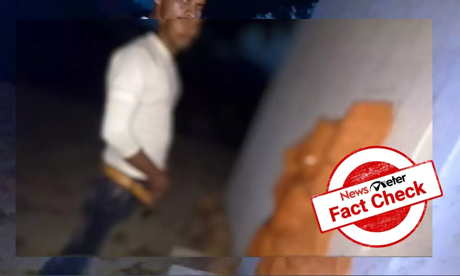 Fact Check: Viral video of a man urinating on Hanuman idol is from UP, not Hyderabad