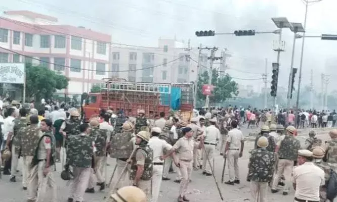 Nuh violence: Molotov cocktails hurled by anti-social elements, police