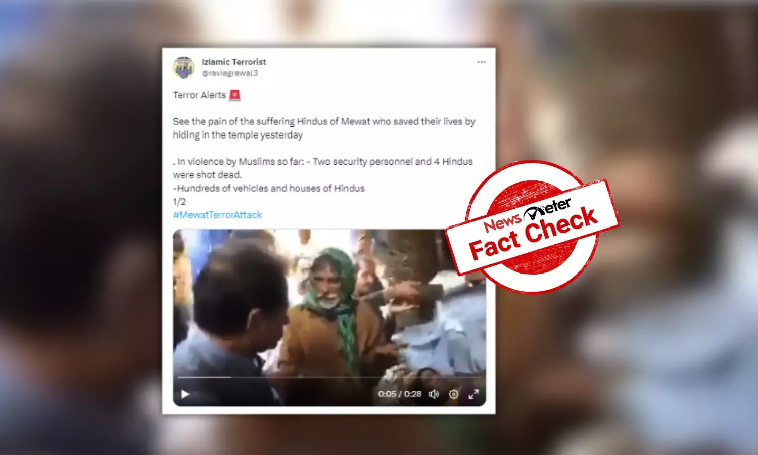 Fact Check: Old video of man crying falsely linked to communal violence in Haryana