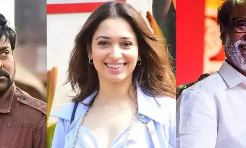 Tamannaah gets candid on acting with Rajinikanth at 72 and Chiranjeevi at 67