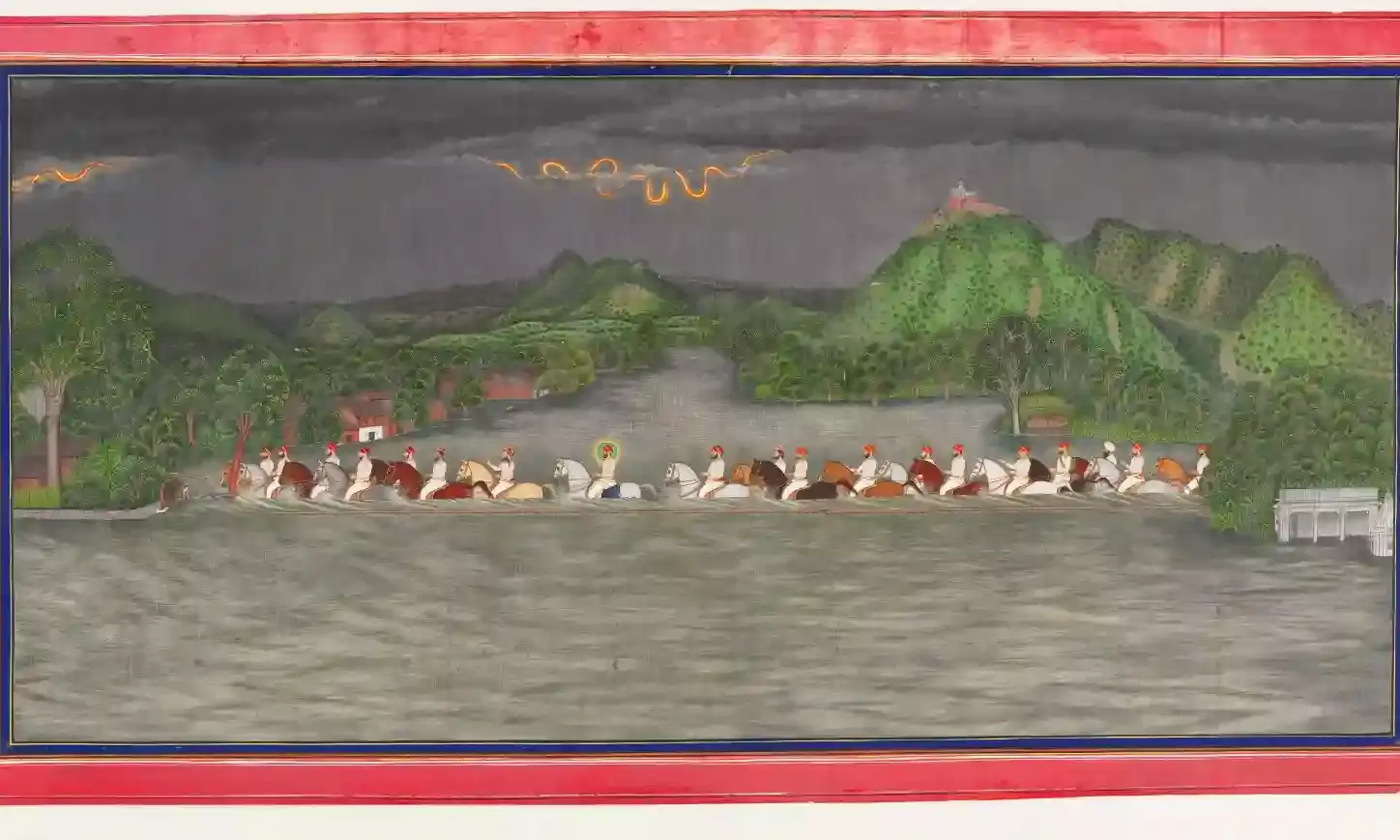 How seasons are influencing Udaipur atelier or Mewar paintings