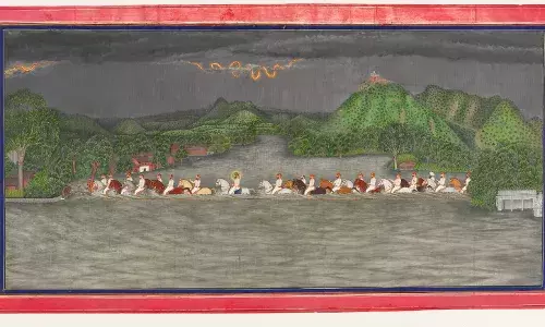 How seasons are influencing Udaipur atelier or Mewar paintings