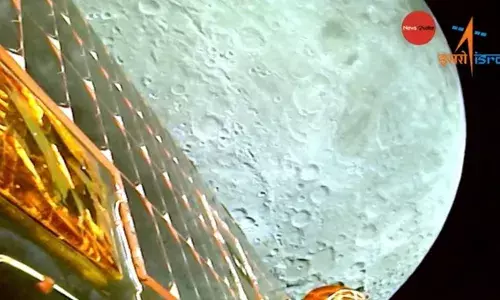 ISRO releases a its first video of moon as viewed by Chandrayaan-3