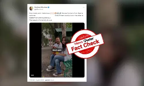 Fact Check: People falsely share video of daughter-dad singing as Meiti-Kuki duet
