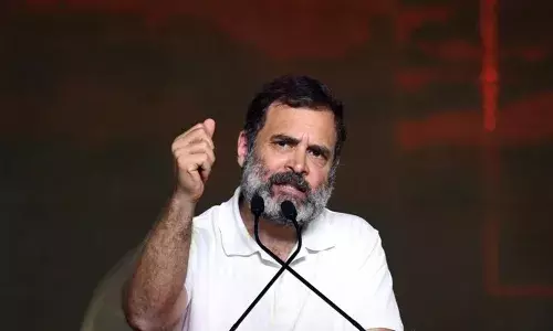 Inhone Manipur meih, Hindustan ki hatya ki hai Rahul Gandhi slams BJP in LS