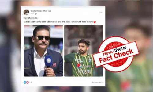 Fact Check: No, Ravi Shastri did not rate Babar Azam higher than Virat Kohli