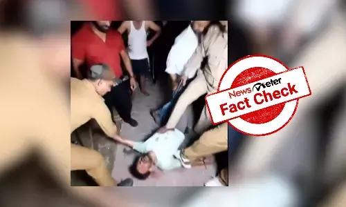 Fact Check: Video of arrest from film shoot shared as real incident